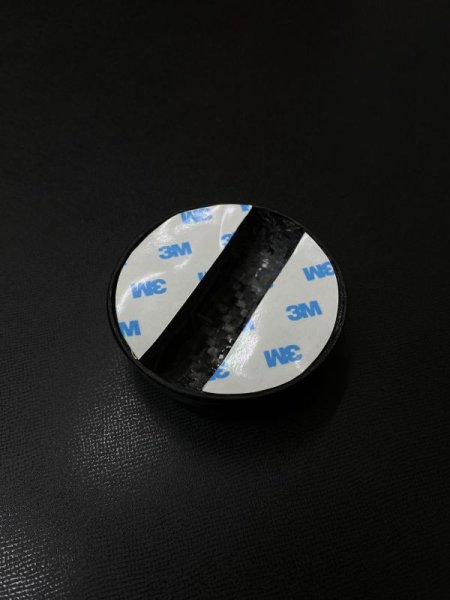 画像3: DAMSEL カーボンファイバーフューエルキャップカバーJB64/74 (3)