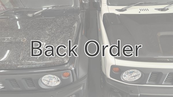 画像1: DAMSEL カーボンファイバーボンネット JB64/JB74/JC74 (1)